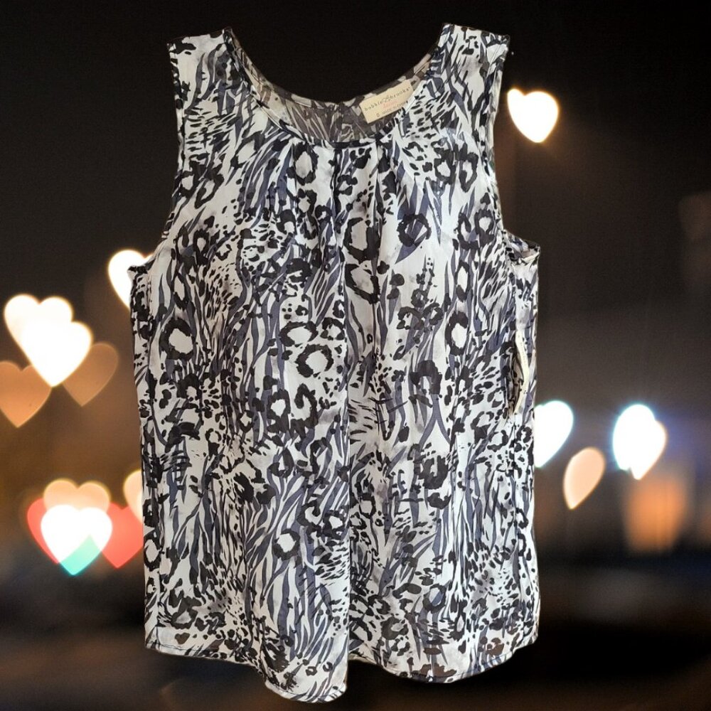 Bobbie Brooks Women's Sleeveless Top Blouse Size S